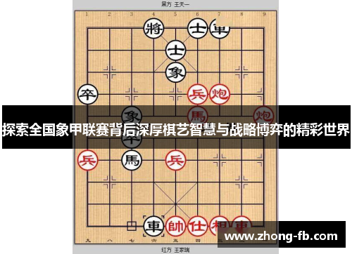 探索全国象甲联赛背后深厚棋艺智慧与战略博弈的精彩世界